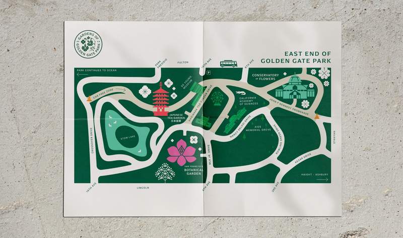 Office Gardensof Golden Gate Park Illustrated Map V2
