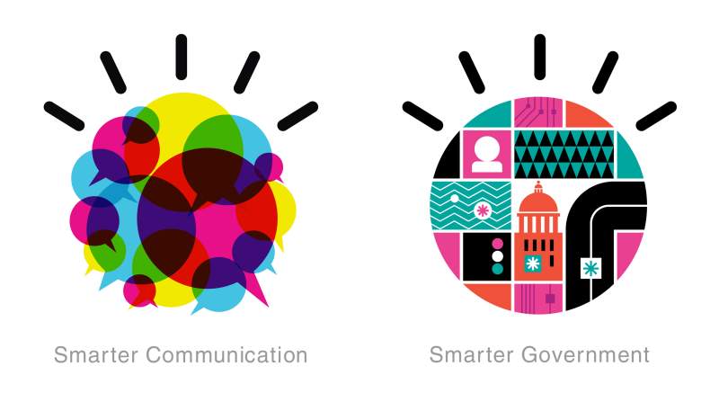 Office IBM SmarterPlanet Icons Communication Gov