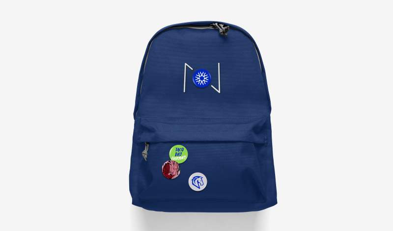 Office Nueva Backpack Buttons