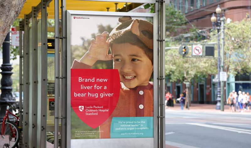 Office Stanford Childrens Health Bus Shelter Ad
